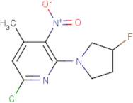 6-Chloro-2-(3-fluoropyrrolidin-1-yl)-4-methyl-3-nitropyridine