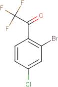 2,2,2-Trifluoro-1-(2-bromo-4-chlorophenyl)ethanone