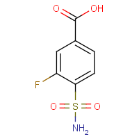 3-Fluoro-4-sulphamoylbenzoic acid