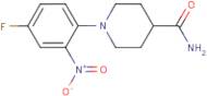 1-(4-Fluoro-2-nitrophenyl)piperidine-4-carboxamide