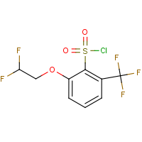 2-(2,2-Difluoroethoxy)-6-(trifluoromethyl)benzenesulphonyl chloride