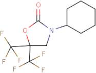 3-Cyclohexyl-5,5-bis(trifluoromethyl)-1,3-oxazolidin-2-one