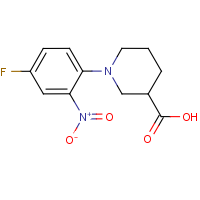 1-(4-Fluoro-2-nitrophenyl)piperidine-3-carboxylic acid