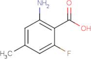2-Amino-6-fluoro-4-methylbenzoic acid