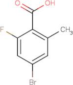 4-Bromo-2-fluoro-6-methylbenzoic acid