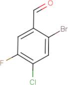 2-Bromo-4-chloro-5-fluorobenzaldehyde