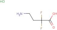 4-amino-2,2-difluorobutanoic acid, HCl salt