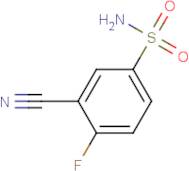 3-Cyano-4-fluorobenzenesulphonamide