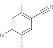 4-Bromo-5-fluoro-2-iodobenzonitrile