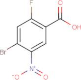 4-Bromo-2-fluoro-5-nitrobenzoic acid