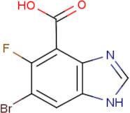 6-Bromo-5-fluoro-1H-benzimidazole-4-carboxylic acid