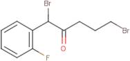 1,5-Dibromo-1-(2-fluorophenyl)-2-pentanone