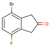 4-Bromo-7-fluoroindan-2-one