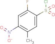 2-Fluoro-5-methyl-4-nitrobenzenesulphonyl chloride