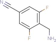 4-(Aminomethyl)-3,5-difluorobenzonitrile