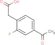2-(4-Acetyl-2-fluorophenyl)acetic acid