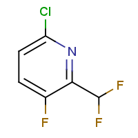 6-Chloro-2-(difluoromethyl)-3-fluoropyridine