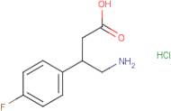 4-Amino-3-(4-fluorophenyl)butyric acid hydrochloride