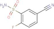 5-Cyano-2-fluorobenzenesulfonamide