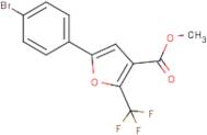 Methyl 5-(4-bromophenyl)-2-(trifluoromethyl)furan-3-carboxylate