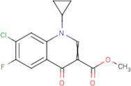 Methyl 7-chloro-1-cyclopropyl-6-fluoro-4-oxo-quinoline-3-carboxylate