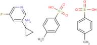 1-(5-Fluoro-3-pyridyl)cyclopropanamine 4-methylbenzenesulfonate (1:2)