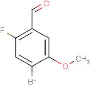 4-Bromo-2-fluoro-5-methoxybenzaldehyde