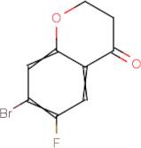 7-Bromo-6-fluoro-2,3-dihydro-4H-1-benzopyran-4-one
