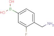 (4-(Aminomethyl)-3-fluorophenyl)boronic acid