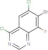 7-Bromo-4,6-dichloro-8-fluoroquinazoline