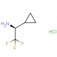 (1S)-1-Cyclopropyl-2,2,2-trifluoroethan-1-amine hydrochloride