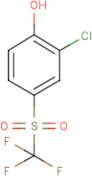 2-Chloro-4-(trifluoromethylsulfonyl)phenol