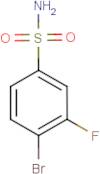 4-Bromo-3-fluorobenzenesulphonamide