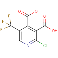 2-Chloro-5-(trifluoromethyl)pyridine-3,4-dicarboxylic acid