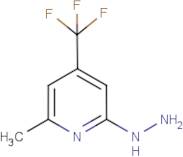 6-Methyl-4-(trifluoromethyl)pyridin-2-ylhydrazine