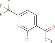 1-[2-Chloro-6-(trifluoromethyl)pyridin-3-yl]ethan-1-one