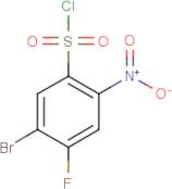 5-Bromo-4-fluoro-2-nitrobenzenesulphonyl chloride