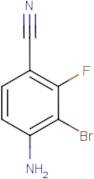 4-Amino-3-bromo-2-fluorobenzonitrile