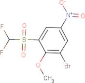 Difluoromethyl 3-bromo-2-methoxy-5-nitrophenyl sulphone