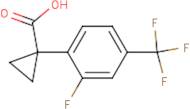 1-(2-Fluoro-4-(trifluoromethyl)phenyl)cyclopropanecarboxylic acid