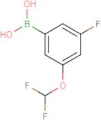 3-Difluoromethoxy-5-fluorobenzeneboronic acid