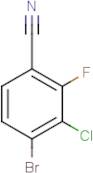 4-Bromo-3-chloro-2-fluorobenzonitrile