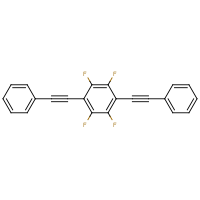 1,2,4,5-Tetrafluoro-3,6-bis(2-phenylethynyl)benzene