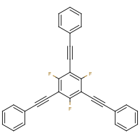 1,3,5-Trifluoro-2,4,6-tris(2-phenylethynyl)benzene