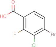 4-Bromo-3-chloro-2-fluorobenzoic acid