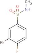 3-Bromo-4-fluoro-N-methylbenzenesulfonamide