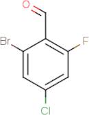 2-Bromo-4-chloro-6-fluorobenzaldehyde