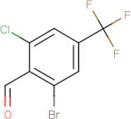 2-Bromo-6-chloro-4-(trifluoromethyl)benzaldehyde