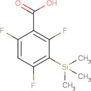 2,4,6-Trifluoro-3-(trimethylsilyl)benzoic acid