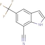 5-(Trifluoromethyl)-1H-indole-7-carbonitrile